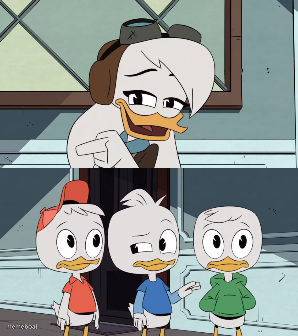 Ducktales della asking the boys - meme generator image preview