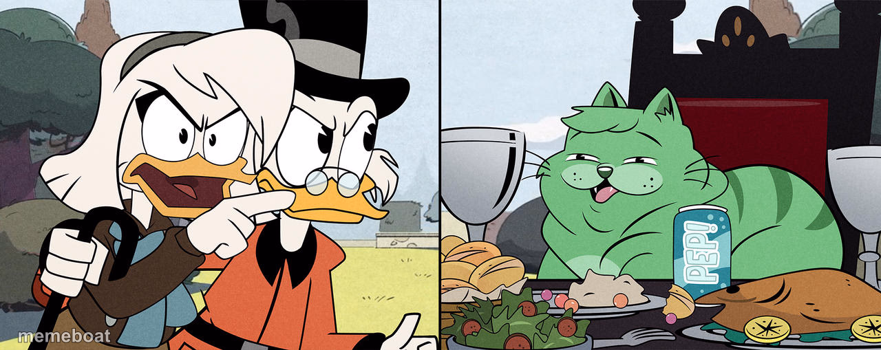 Ducktales version of angry women - meme generator image preview