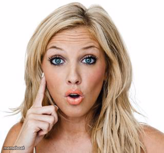 Dumb blonde - meme generator image preview
