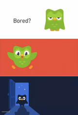 Duolingo Bored 3-Panel