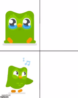 Duolingo Drake meme