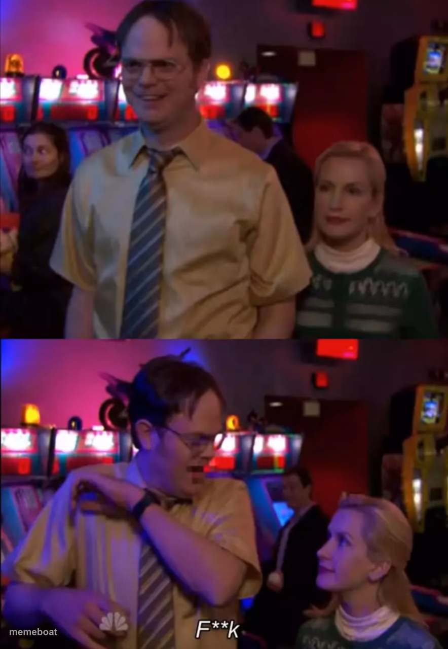 Dwight schrute fucj - meme generator image preview