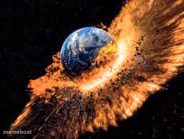 Earth Exploding - meme generator image preview