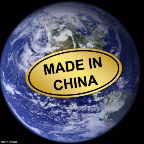 Earth Was Made In China - meme generator image preview