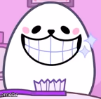 eggdog smiling - meme generator image preview