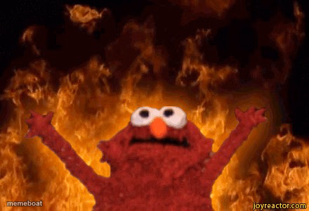 Elmo In Hell - meme generator image preview