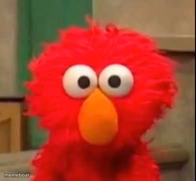 elmo staring at you - meme generator image preview