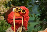 ELMO WITH BINOCULARS SESAME STREET