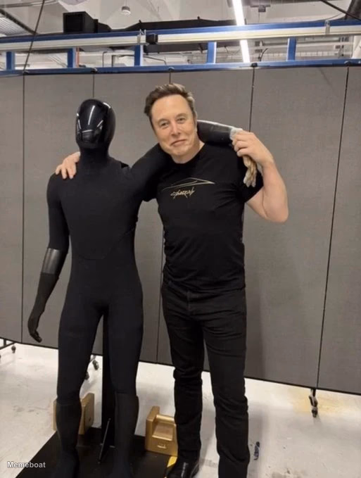 Elon Musk and Optimus - meme generator image preview