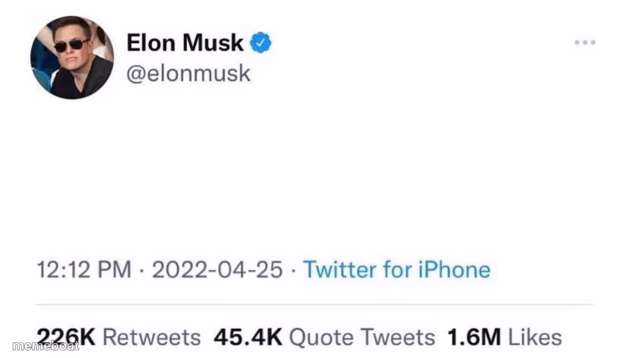 Elon Musk Buying Twitter - meme generator image preview