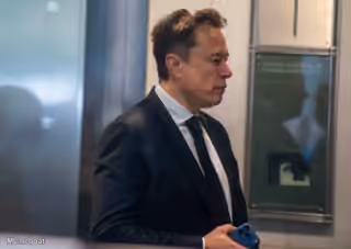 Elon Musk Headphone Hair Line