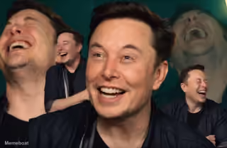 Elon Musk Laughing