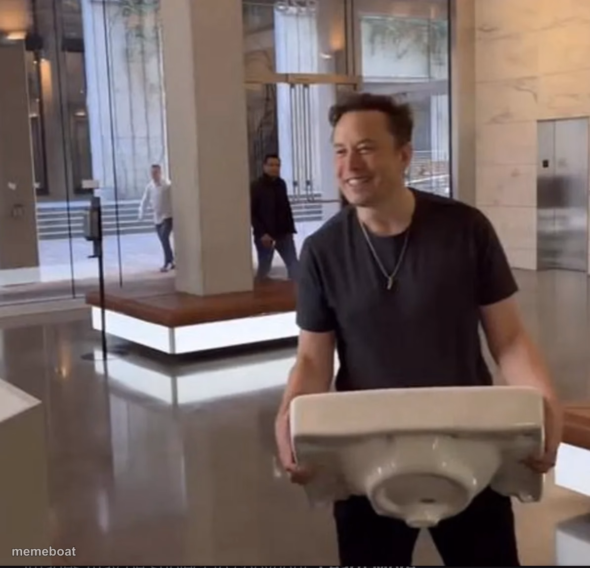 Elon Musk Sink - meme generator image preview