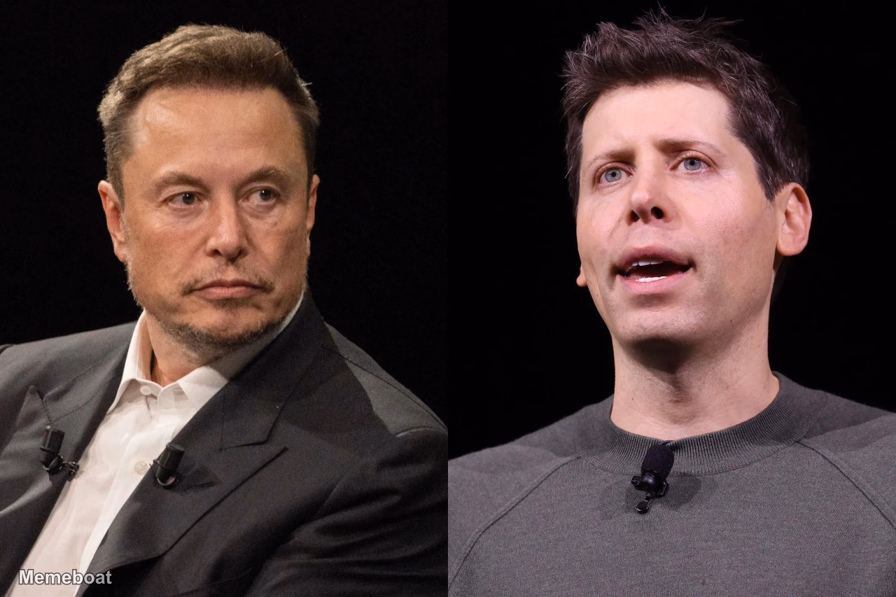 Elon Musk vs. Sam Altman - meme generator image preview
