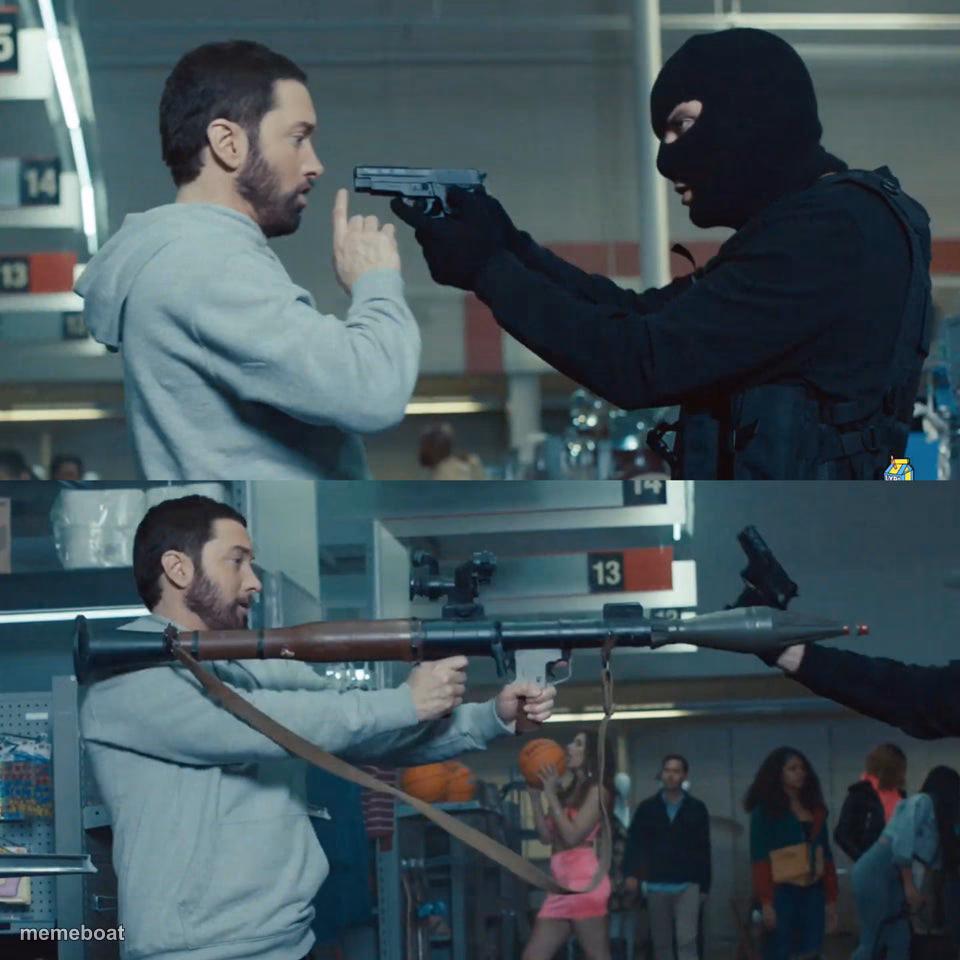 Eminem Bazooka - meme generator image preview