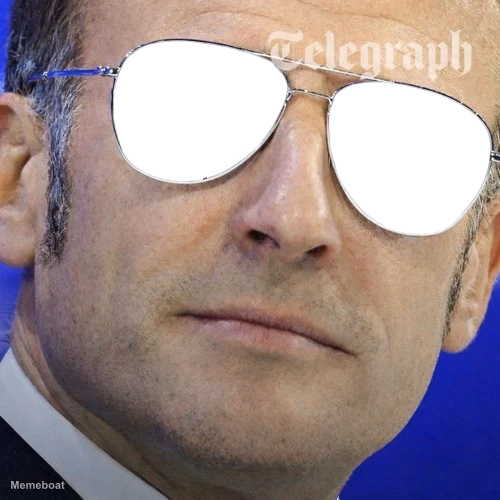 Emmanuel Macron Sunglasses - meme generator image preview
