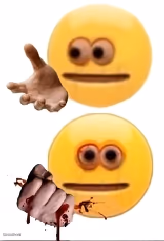 Emoji Crushing Hand
