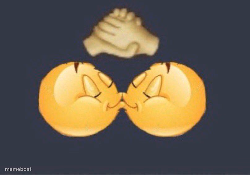 Emoji kiss - meme generator image preview