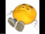 emoji laying on the floor