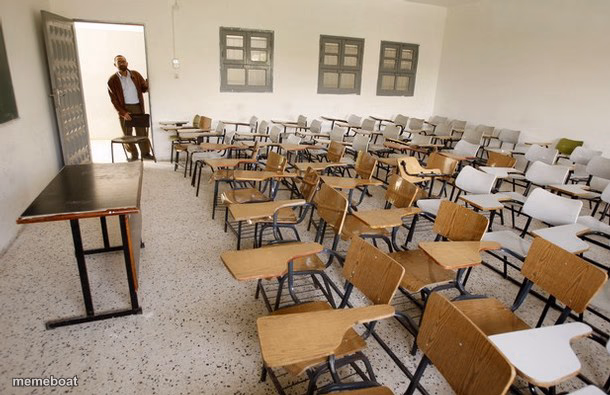 Empty Classroom - meme generator image preview