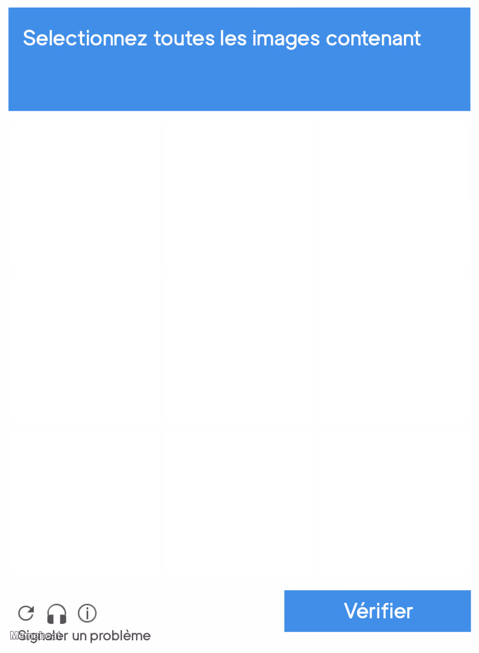 Empty Google Recaptcha - meme generator image preview