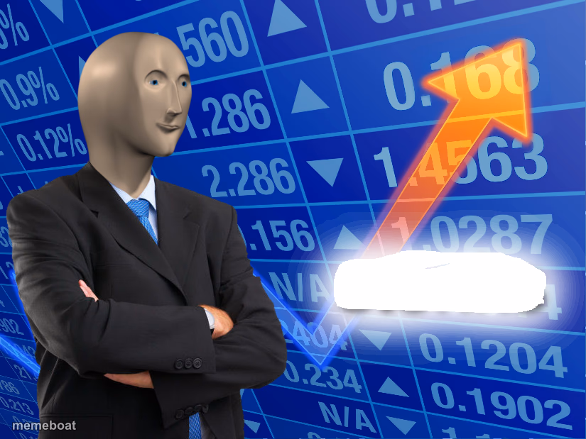 Empty Stonks - meme generator image preview