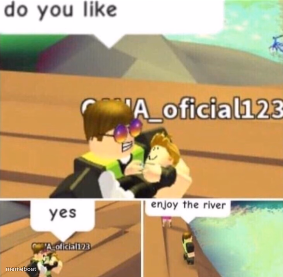 Enjoy The River - meme generator image preview