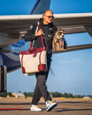 Erling Haaland With a Raccoon