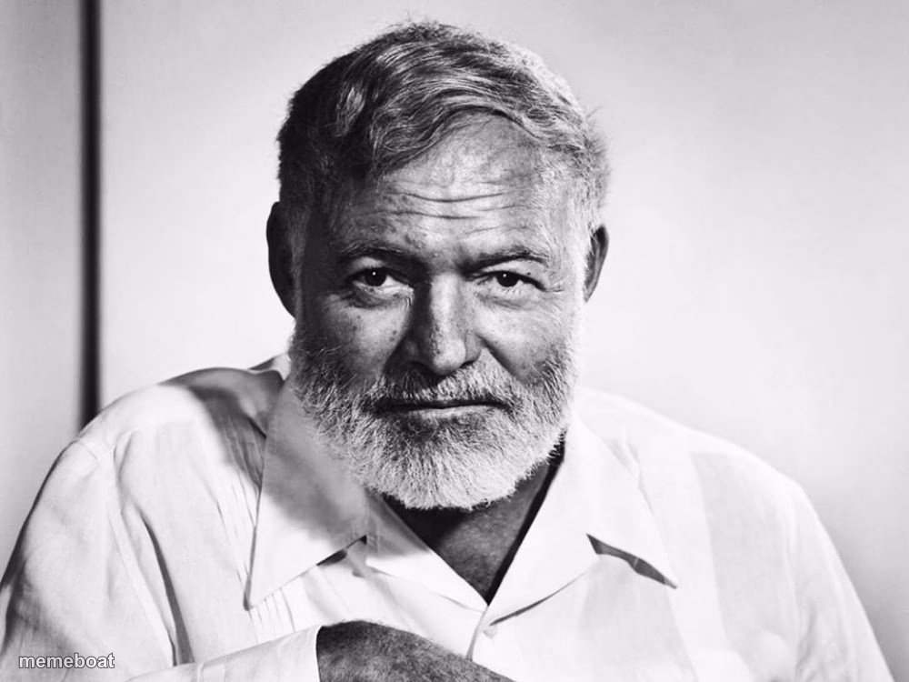 Ernest Hemingway - meme generator image preview