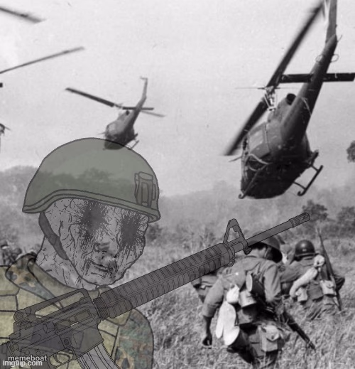 Eroican Soldier WWIV PTSD Flashbacks - meme generator image preview