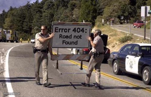 Error 404 Sign - meme generator image preview