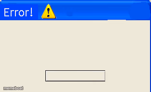 error message - meme generator image preview
