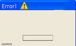 error message