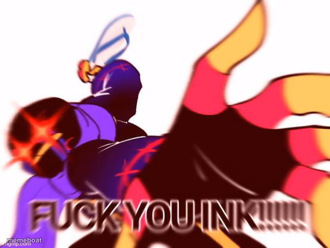 Error Sans saying Some swearing words - meme generator image preview