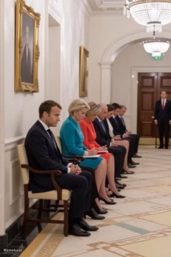 European Leaders Waiting in the White House AI Generated - meme generator image preview