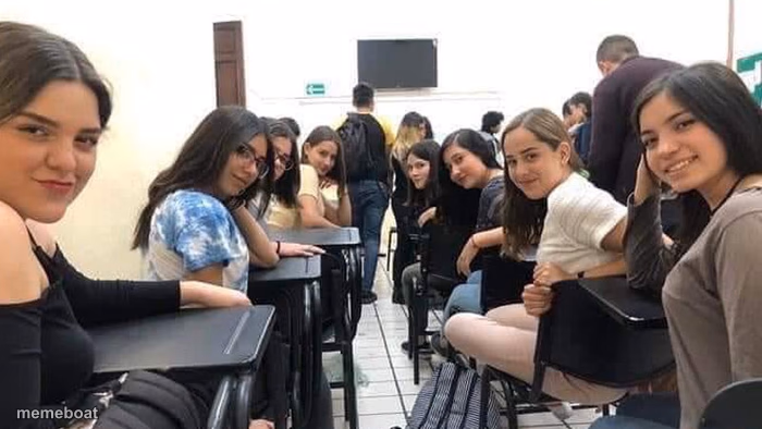 Everyone looking at you. - meme generator image preview