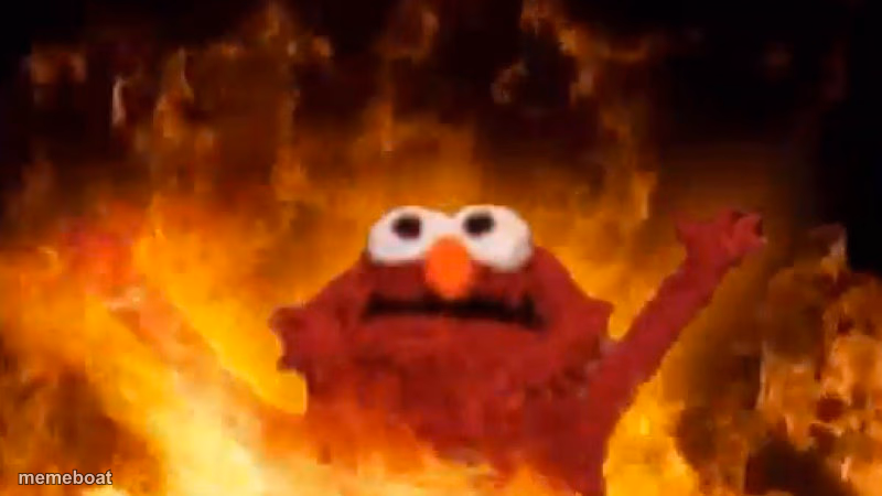 evil elmo - meme generator image preview
