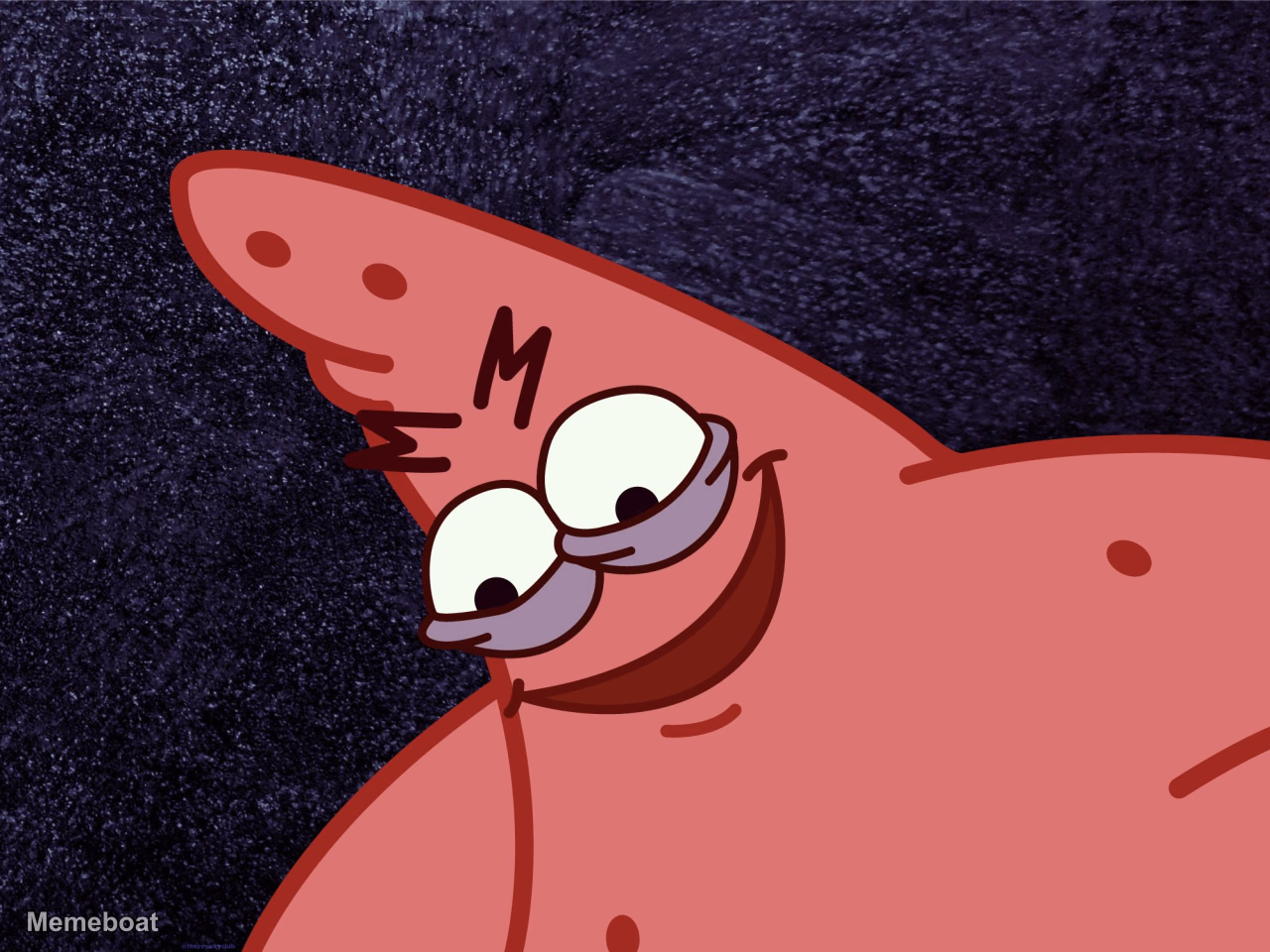 Evil Patrick Star - meme generator image preview