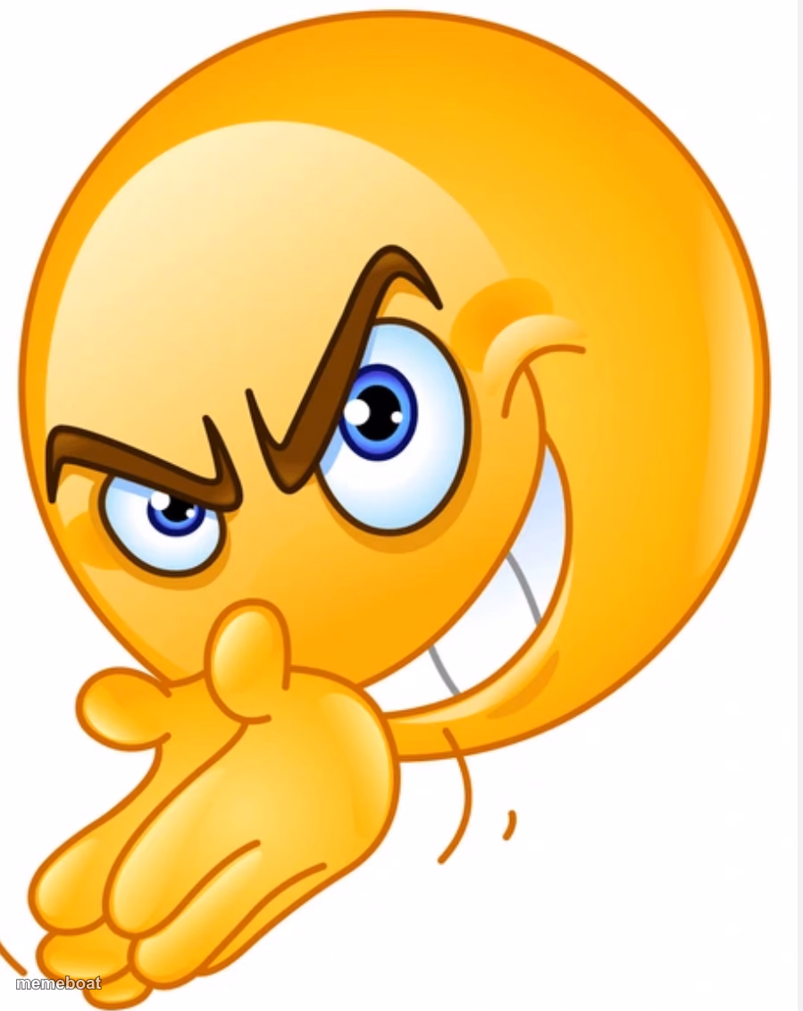 Evil smiley face - meme generator image preview