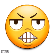 Evil teeth emoji - meme generator image preview