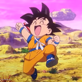 Excited Kid Goku