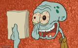 Exhausted Squidward