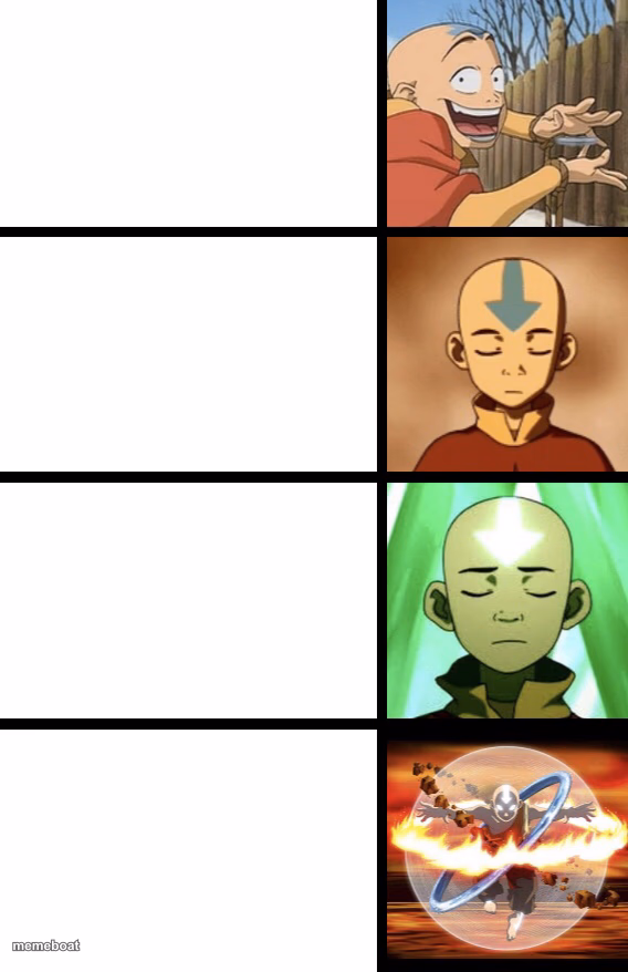 Expanding Aang - meme generator image preview