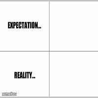 Expectation vs Reality - meme generator image preview