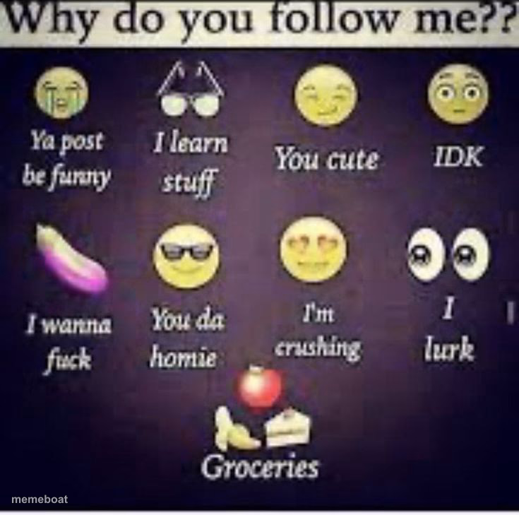 extra freaky "why do you follow me?" - meme generator image preview