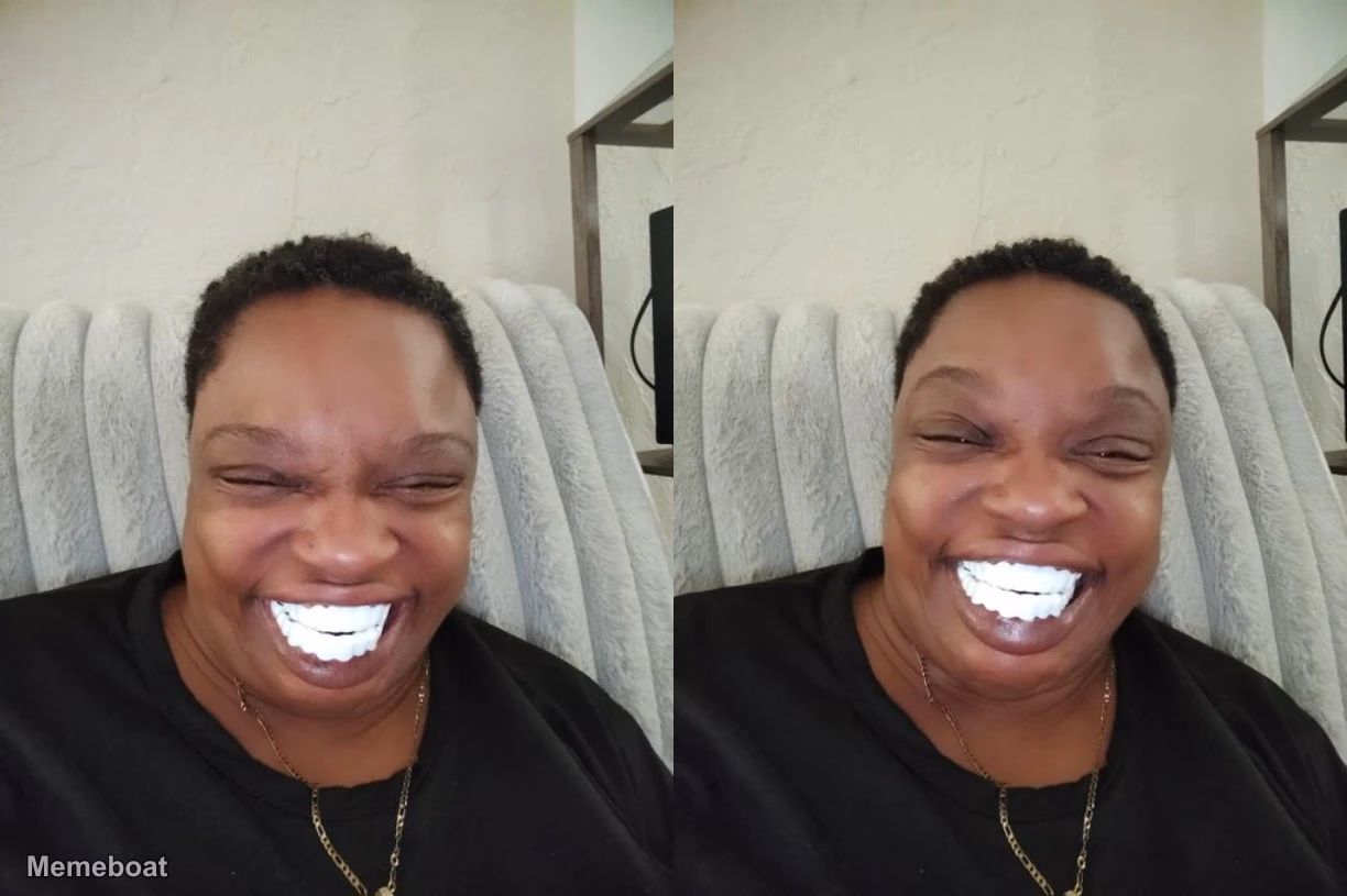 Extremely White Smile - meme generator image preview
