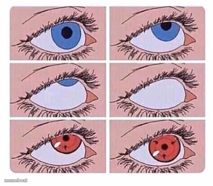 Eye roll naruto - meme generator image preview