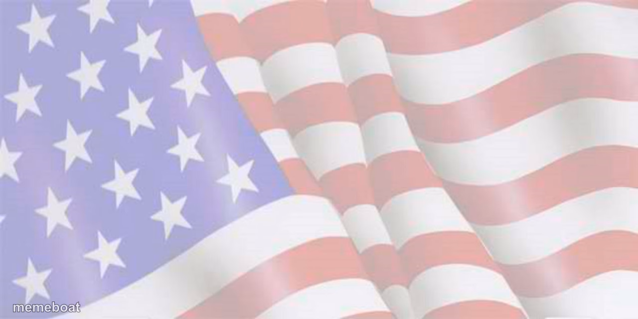 Faded American Flag - meme generator image preview