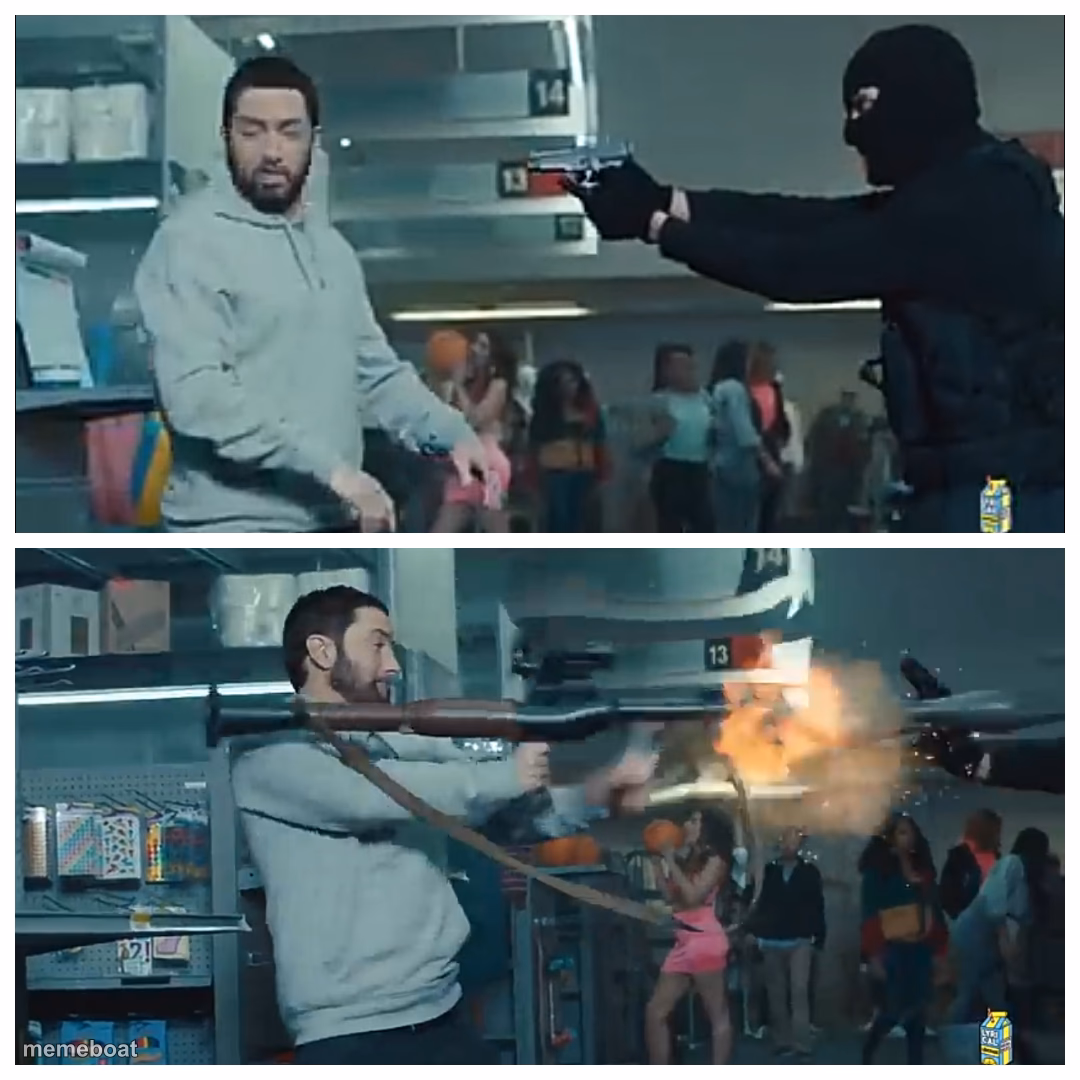 Failed robbery - meme generator image preview