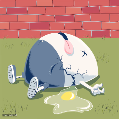 Fallen Humpty Dumpty - meme generator image preview